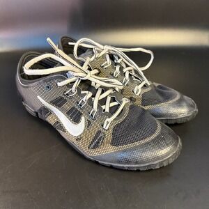 Nike Free Trainer 3.0 V3 599269-001 Black Silver Mesh Training Shoe Womens‎ 8